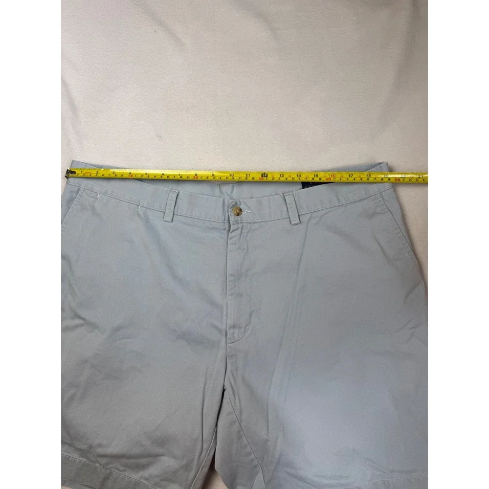 Polo Ralph Lauren Mens Classic Fit 9 Inch Chino Shorts Light Blue Cotton Size 40
